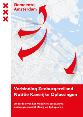 Verbinding Zeeburgereiland Notitie Kansrijke Oplossingen