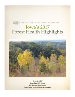 Iowa's Forest Health Highlights