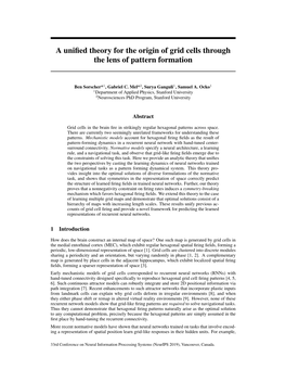 A Unified Theory for the Origin of Grid Cells Through the Lens of Pattern