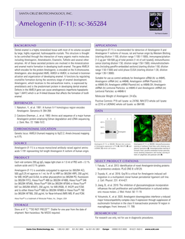 Amelogenin (F-11): Sc-365284