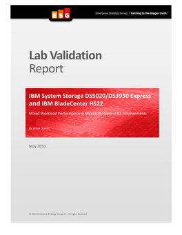 Lab Validation Report