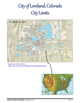 City of Loveland, Colorado City Limits