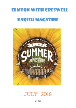 Elmton with Creswell Parish Magazine July 2018