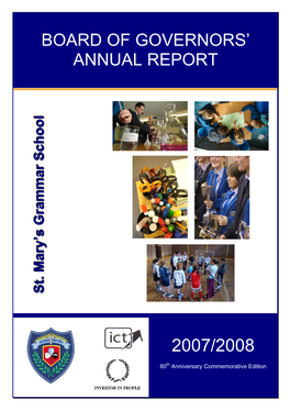 Board of Governors' Annual Report