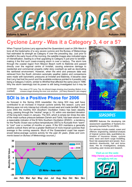 Cyclone Larry - Was It a Category 3, 4 Or a 5?