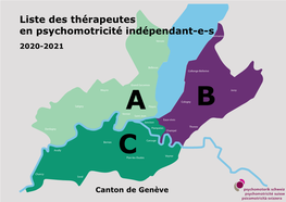 Liste Des Thérapeutes En Psychomotricité Indépendant-E-S