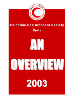 Palestine Red Crescent Society Syria