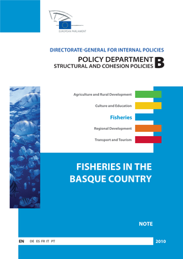 Fisheries in the Basque Country