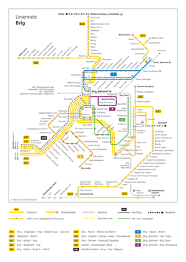 Liniennetz Brig