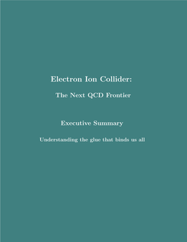 Electron Ion Collider