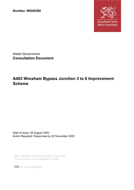 A483 Junctions 3 to 6 Improvements: Consultation Document