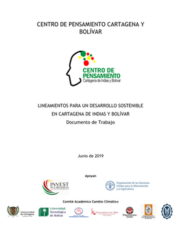 Lineamientos Para El Desarrollo Sostenible De Cartagena Y Bolívar