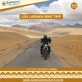 Leh Ladakh Bike Trip