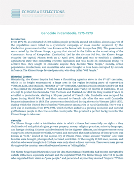 Genocide in Cambodia, 1975-1979