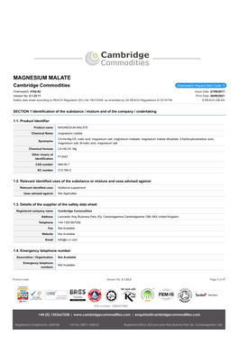 Magnesium Malate