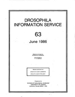 Drosophila Information Service