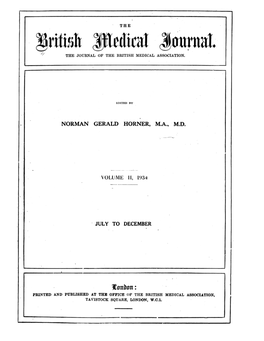 Xjritiih Bteita1 Rournat.I 7 ~THE JOURNAL of the BRITISH MEDICAL ASSOCIATION