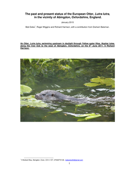 Otter Report January 2015