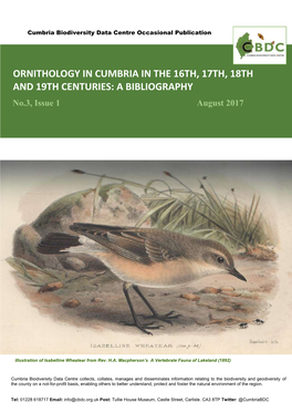 No 3. Ornithology in Cumbria in The