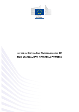 Non-Critical Raw Materials Profiles