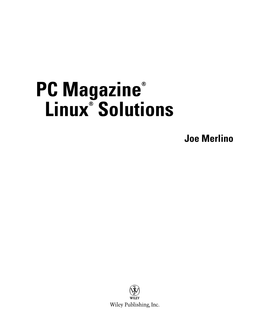 PC Magazine® Linux® Solutions