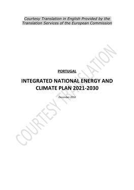 Integrated National Energy and Climate Plan 2021-2030