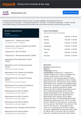 65 Bus Time Schedule & Line Route