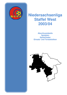 Niedersachsenliga Staffel West 2003/04