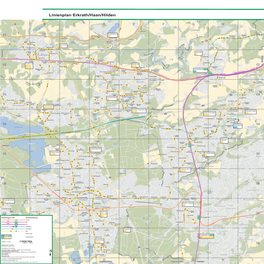 Linienplan Erkrath/Haan/Hilden