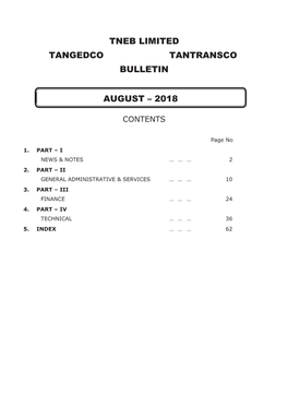 Tneb Limited Tangedco Tantransco Bulletin