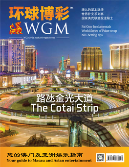 路氹金光大道 the Cotai Strip