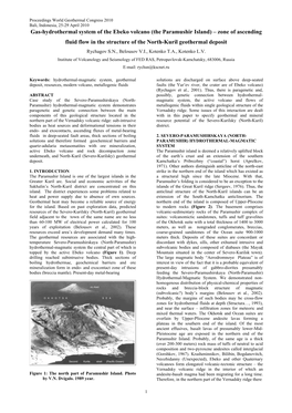 Gas-Hydrothermal System of the Ebeko Volcano (The Paramushir