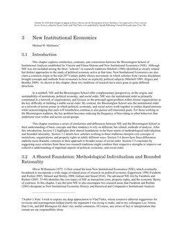 3 New Institutional Economics