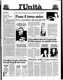 Passa Il Turno Unico