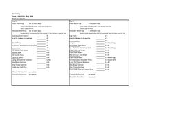 Swimming Cycle 3 July 11Th - Aug