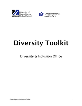 Diversity Toolkit