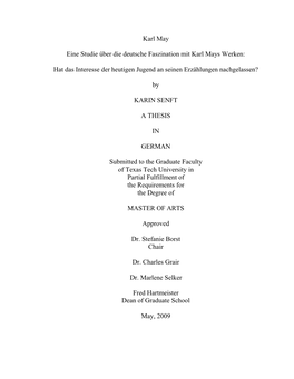 Karl May Eine Studie Über Die Deutsche Faszination Mit Karl Mays