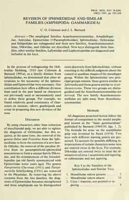 Proceedings of the Biological Society of Washington