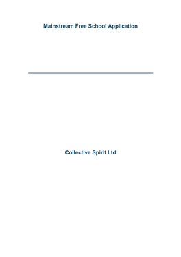 Collective Spirit Ltd