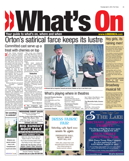 Orton's Satirical Farce Keeps Its Lustre