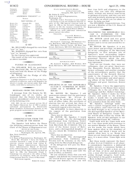 Congressional Record—House H3822