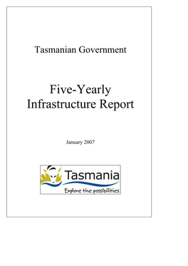 Tasmanian Government Five-Yearly Infrastructure Report