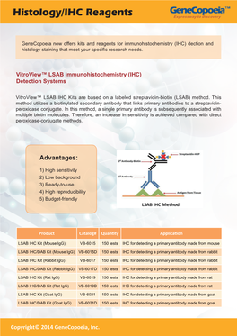 Histology/IHC Reagents