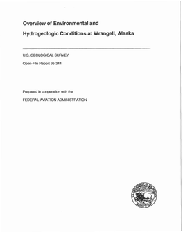 Overview of Environmental and Hydrogeologic Conditions at Wrangell, Alaska