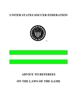 2000 Advice to Referees-US Soccer