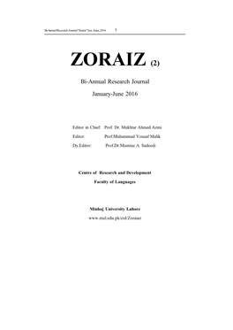 Zoraiz" Jan.-June,2016 1