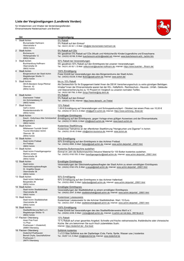 Landkreis Verden) Für Inhaberinnen Und Inhaber Der Länderübergreifenden Ehrenamtskarte Niedersachsen Und Bremen