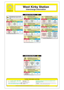 West Kirby Station Interchange Information