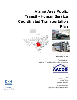 Alamo Area Public Transit - Human Service Coordinated Transportation Plan