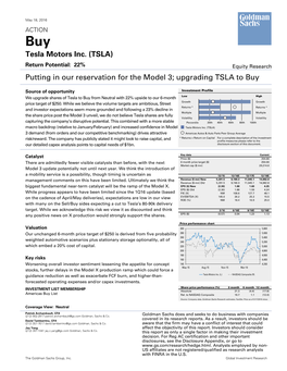 Putting in Our Reservation for the Model 3; Upgrading TSLA to Buy